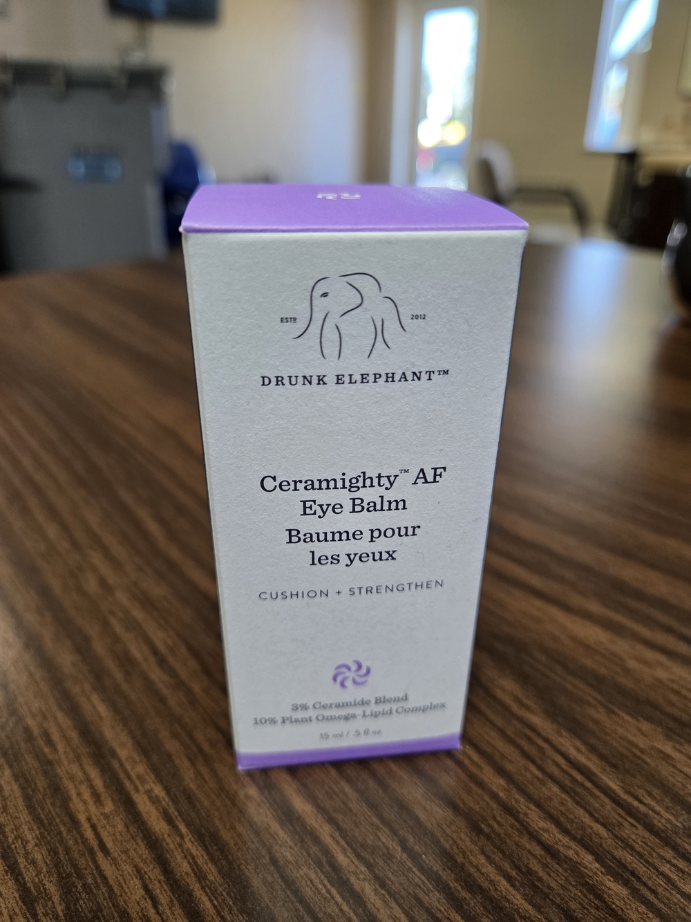 Drunk Elephant Ceramighty AF Eye Balm - Lavender and White